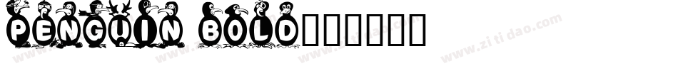 Penguin Bold字体转换